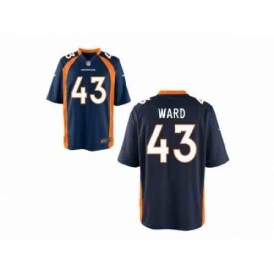 Nike Denver Broncos 43 T.J. Ward blue Limited NFL Jersey